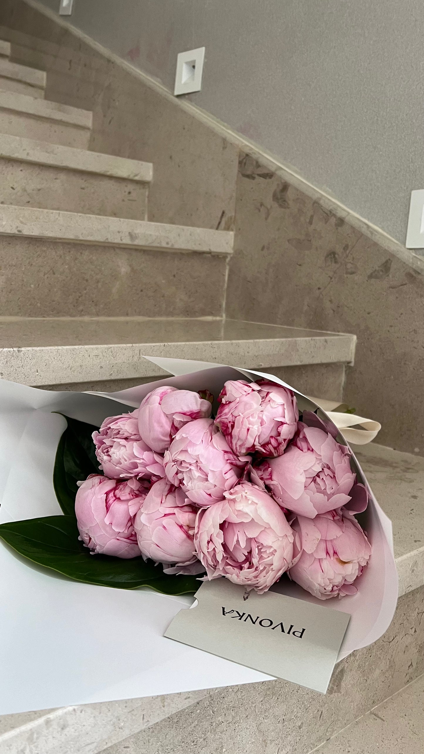 FLOWER BAG PEONIAS