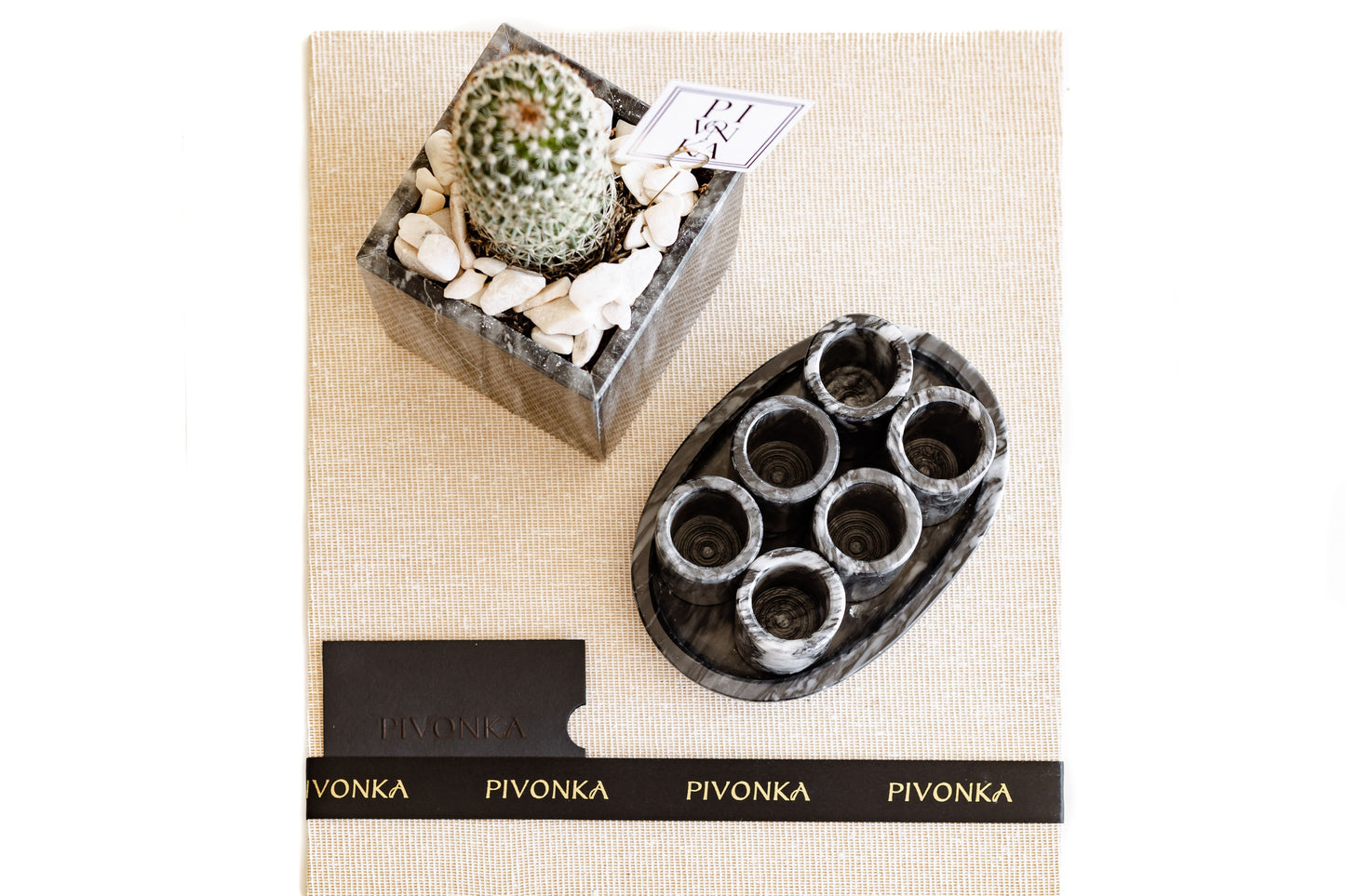 KIT 3 - CACTUS Y TEQUILEROS DE MARMOL