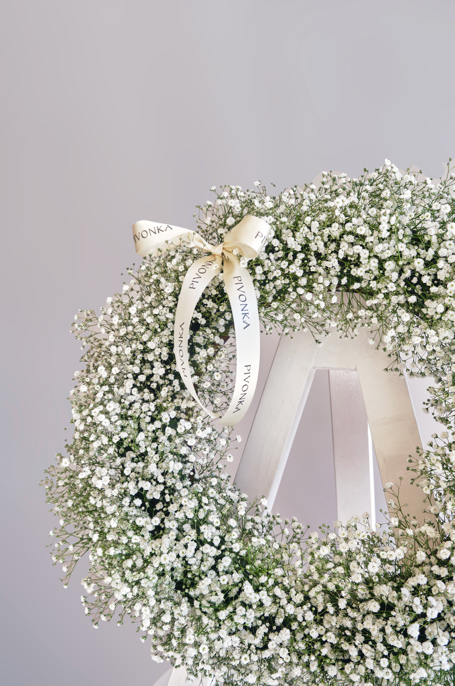 CORONA CONDOLENCIAS BABY BREATH