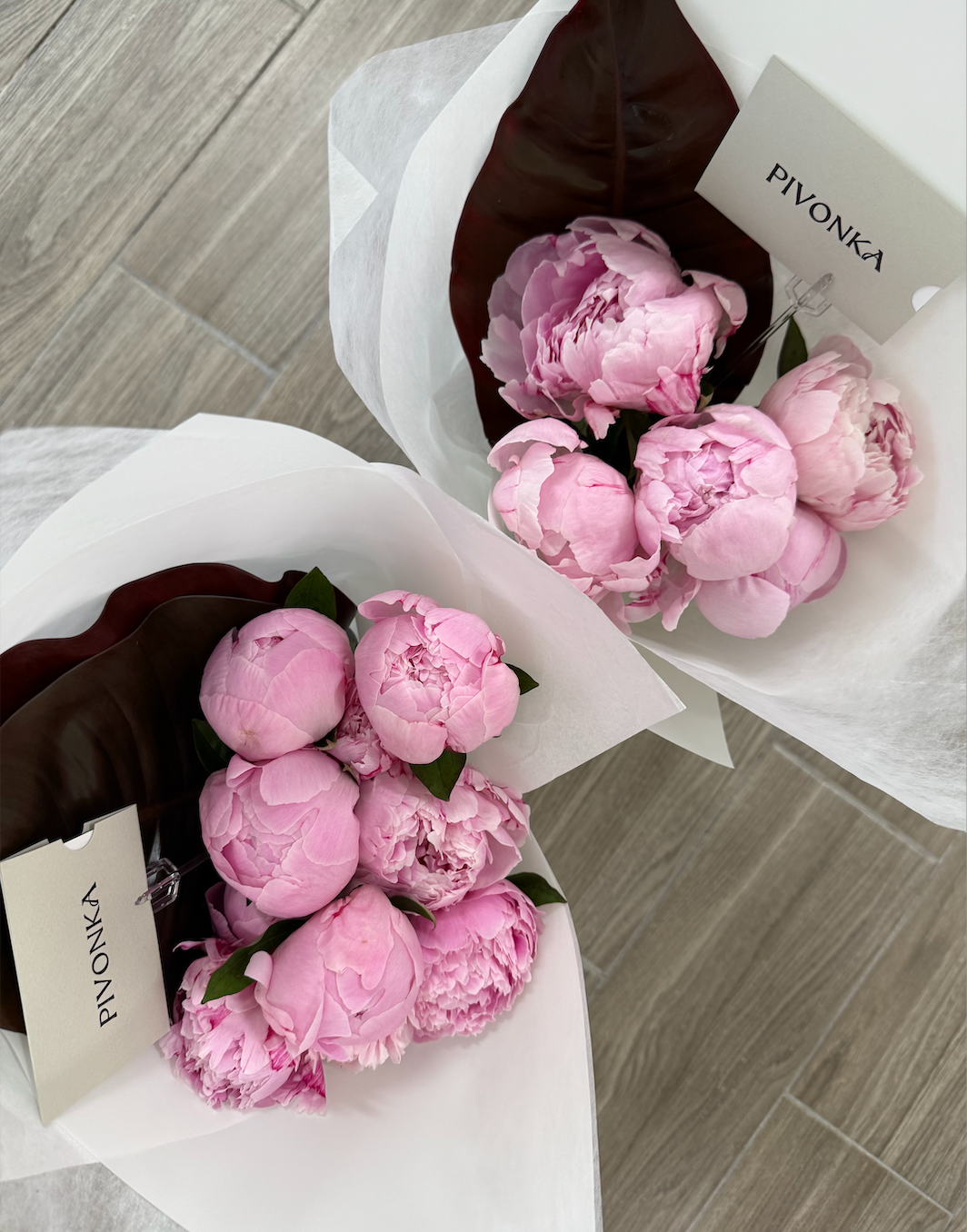 FLOWER BAG PEONIAS
