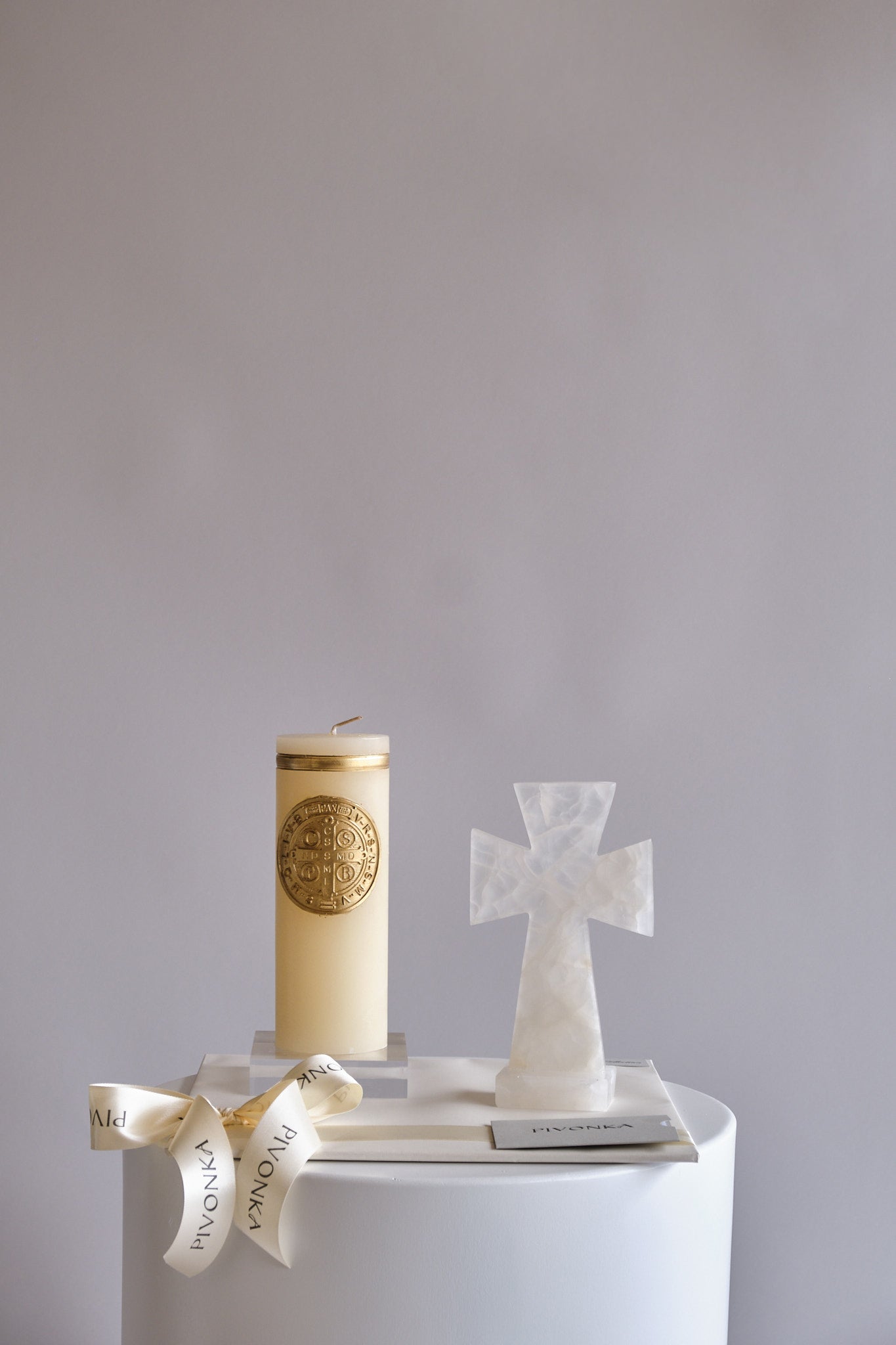 CRUZ DE ONIX + CIRIO