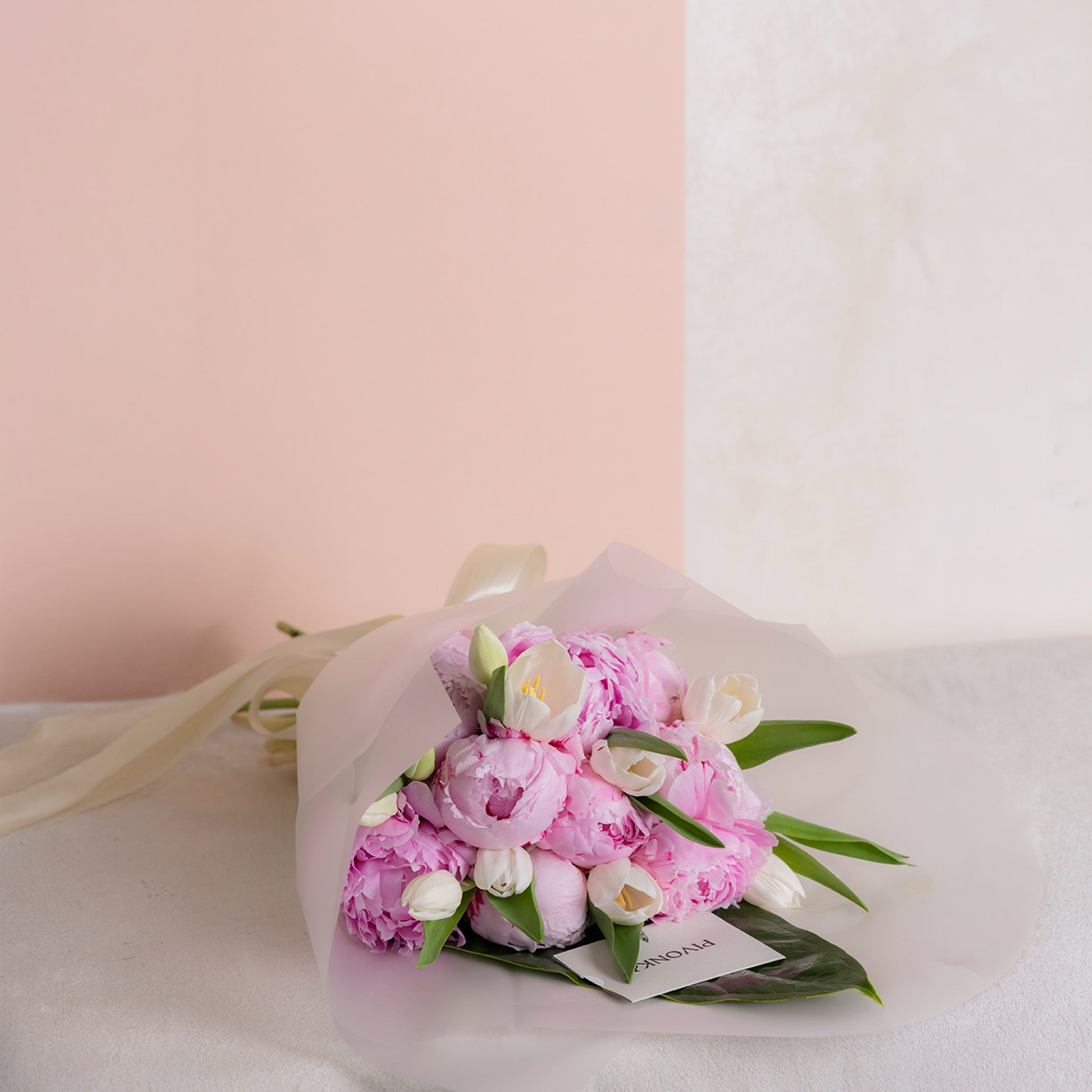 PEONIES + TULIPS