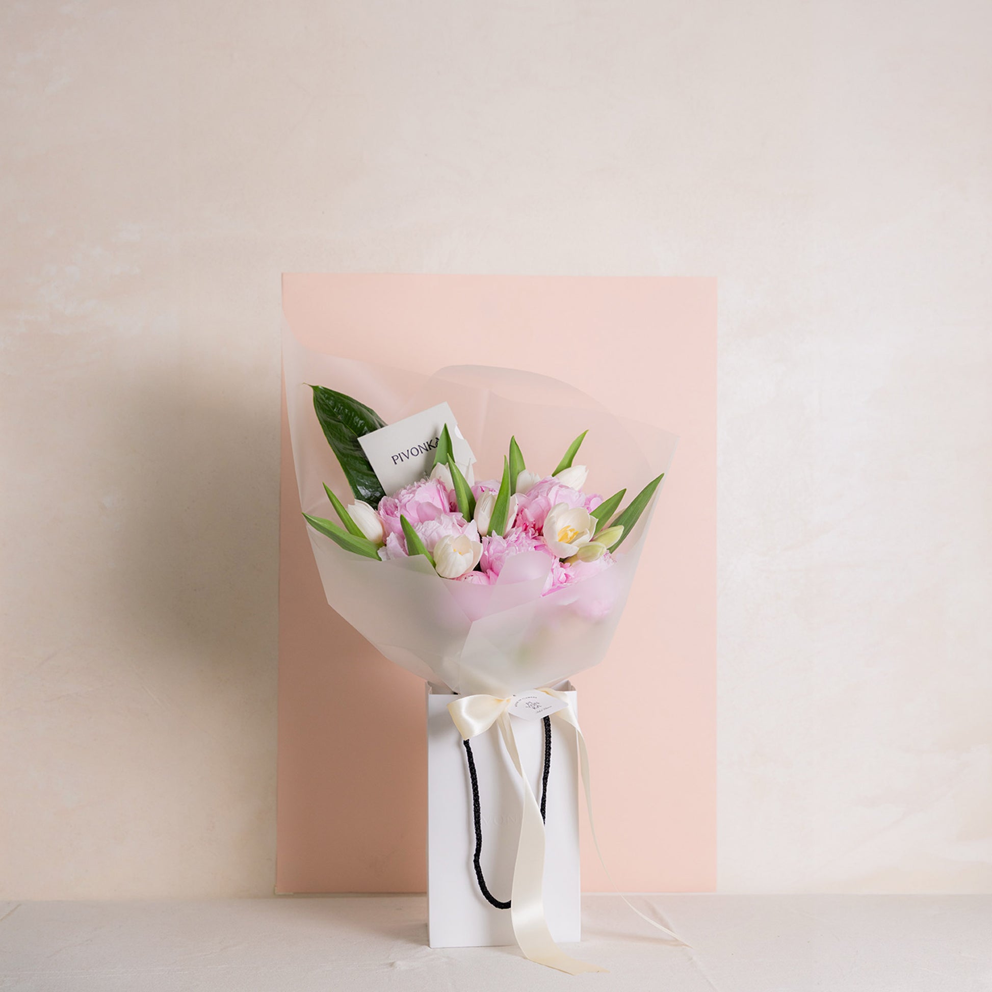 PEONIES + TULIPS