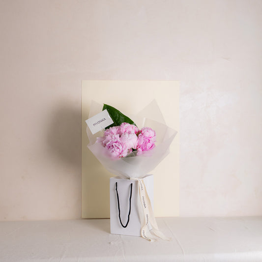 FLOWER BAG PEONIAS