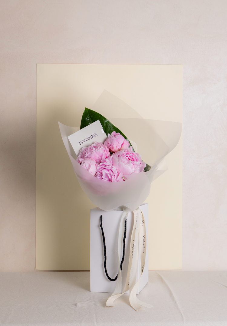 FLOWER BAG PEONIAS