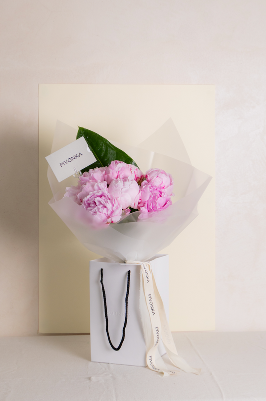 FLOWER BAG PEONIAS