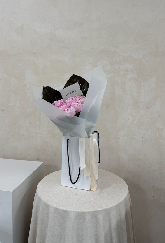 FLOWER BAG PEONIAS